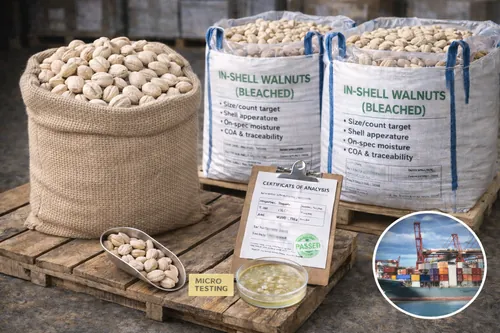 Bulk In-shell walnuts (bleached) supplier — Atlas Global Trading Co.